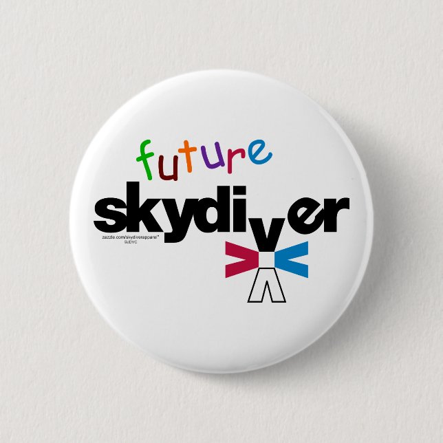 Future Skydiver Button (Front)