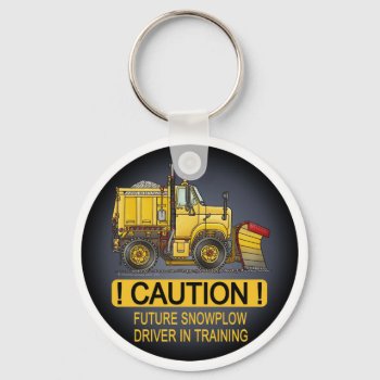 Future Snow Plow Truck Driver Key Chain by justconstruction at Zazzle