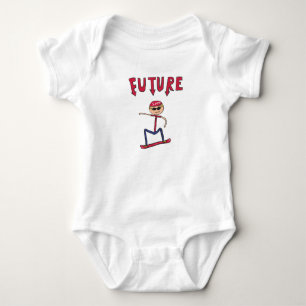 Future Snowboarder Baby Bodysuit