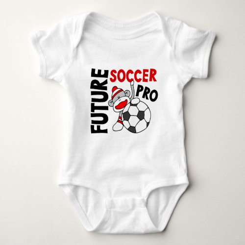 Future Soccer Pro Sock Monkey Baby Bodysuit