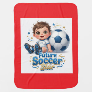 Future Soccer Star Baby Blanket