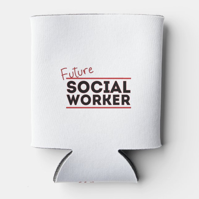 Future Social Worker Can Cooler (Front)
