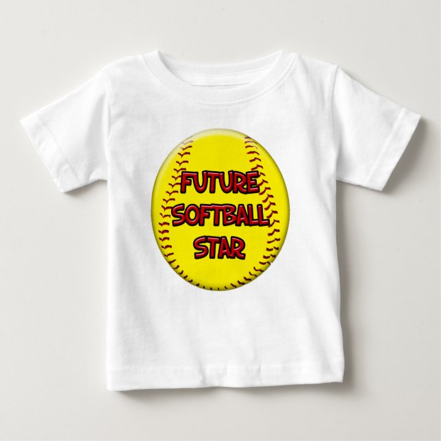 Future Softball Star Baby T-Shirt (Front)