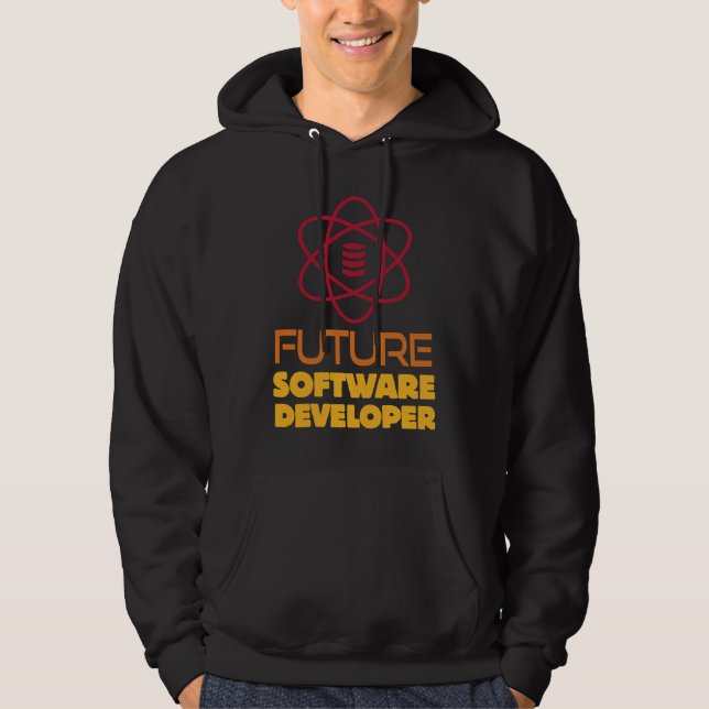 Future Software Developer Tech Jobs of the future  Hoodie (Front)