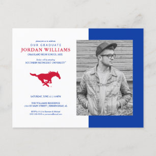 Future Southern Methodist University Grad Announcement Postcard