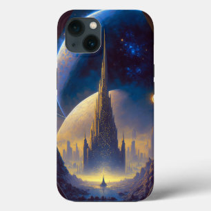Future Space City Sci-Fi Art Case-Mate iPhone Case
