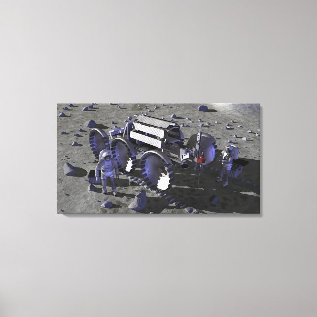 Future space exploration missions 10 canvas print (Front)