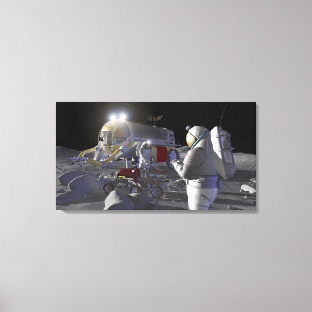 Future space exploration missions 11 canvas print (Front)