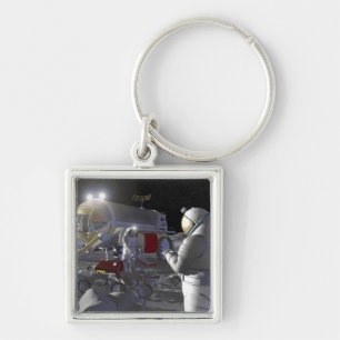 Future space exploration missions 11 keychain