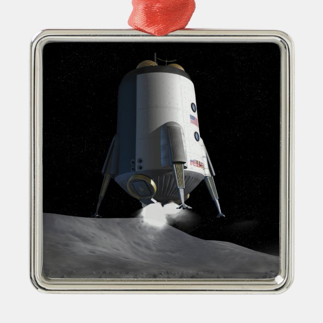 Future space exploration missions 12 metal ornament (Front)