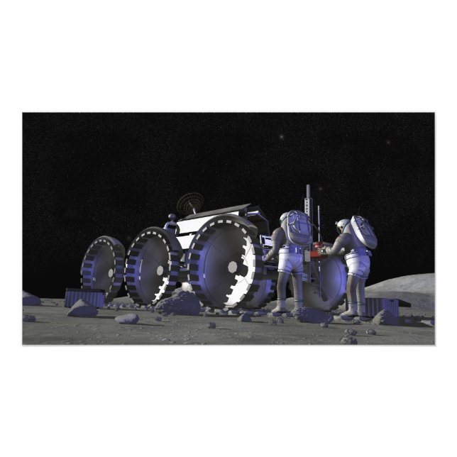 Future space exploration missions 12 photo print (Front)