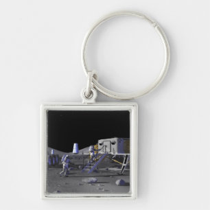 Future space exploration missions 13 keychain