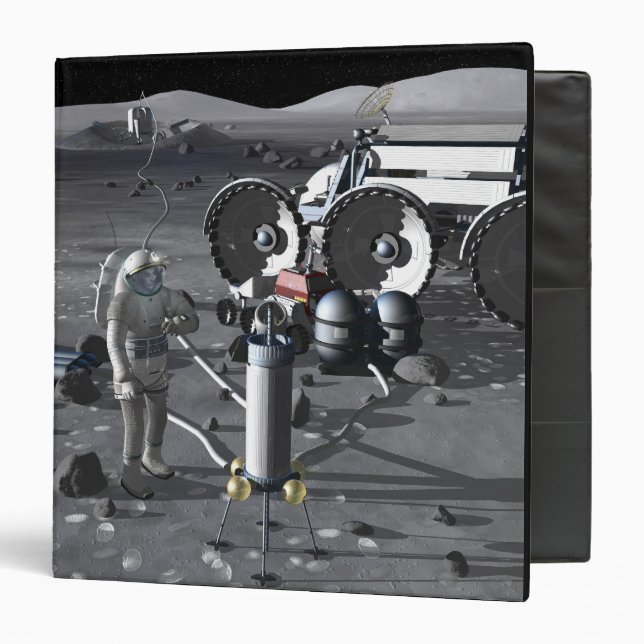 Future space exploration missions 2 3 ring binder (Front/Inside)