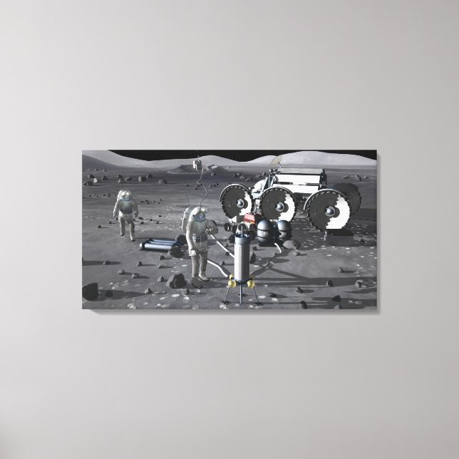 Future space exploration missions 2 canvas print (Front)