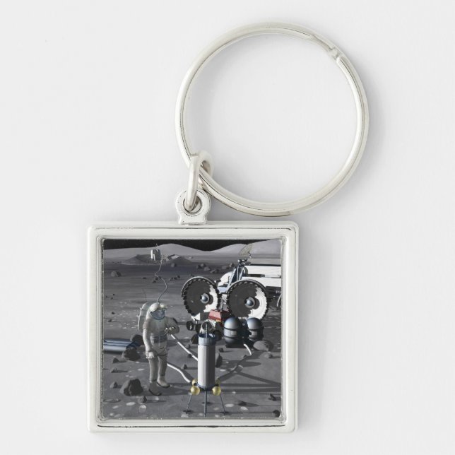 Future space exploration missions 2 keychain (Front)