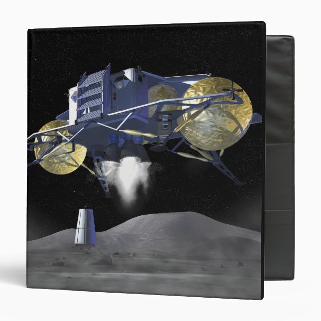 Future space exploration missions 4 3 ring binder (Front/Inside)