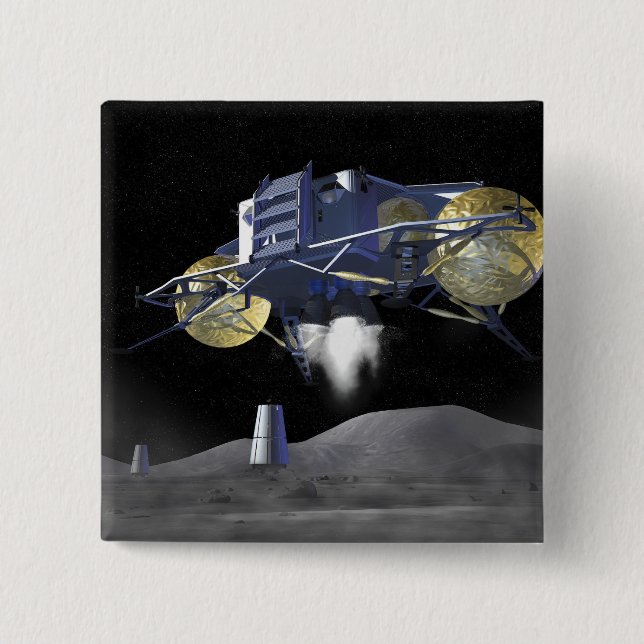 Future space exploration missions 4 button (Front)