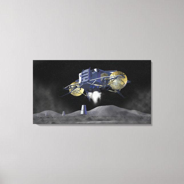 Future space exploration missions 4 canvas print (Front)