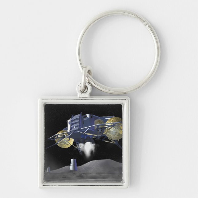 Future space exploration missions 4 keychain (Front)