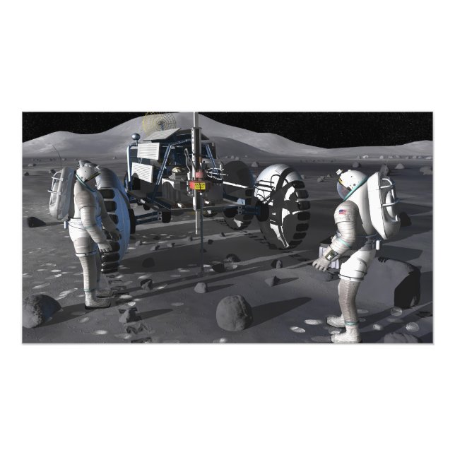 Future space exploration missions 4 photo print (Front)