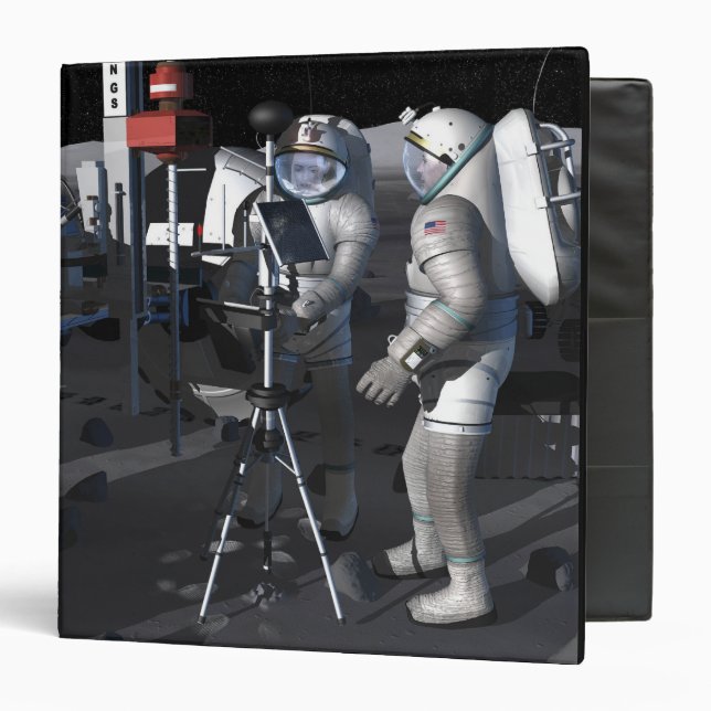 Future space exploration missions 5 3 ring binder (Front/Inside)