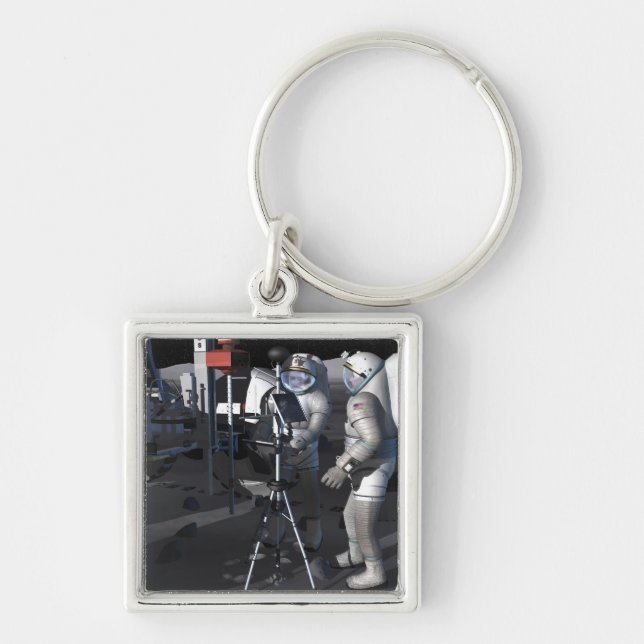 Future space exploration missions 5 keychain (Front)