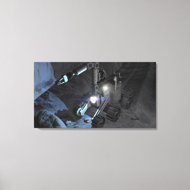 Future space exploration missions 6 canvas print (Front)