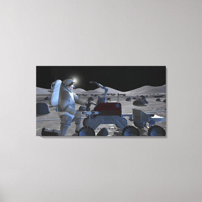 Future space exploration missions 7 canvas print (Front)