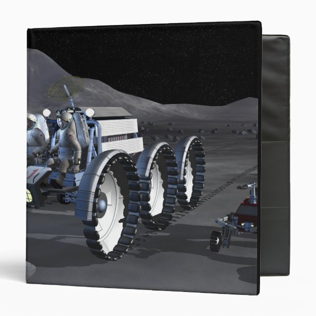 Future space exploration missions 8 3 ring binder (Front/Inside)