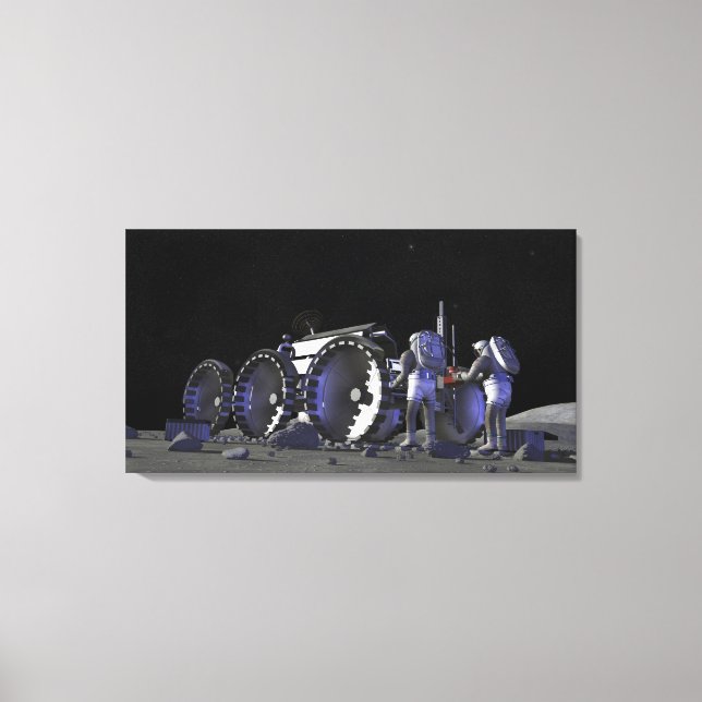 Future space exploration missions 9 canvas print (Front)