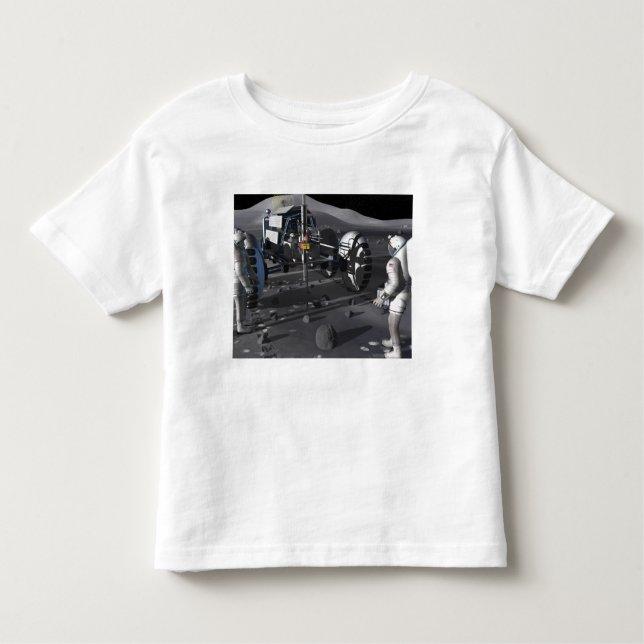 Future space exploration missions toddler t-shirt (Front)