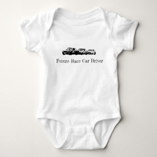 Future Spec E30 Race Car Driver Baby Bodysuit