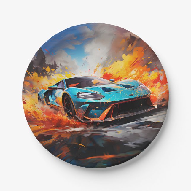 Future Speed Paper Plates (Front)