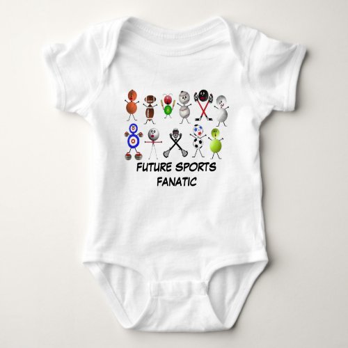 Future Sports Fanatic Baby Bodysuit