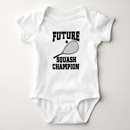 Future Squash Champion Baby Bodysuit