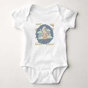 Future Star - Dreamy Baby Footprints  Baby Bodysuit