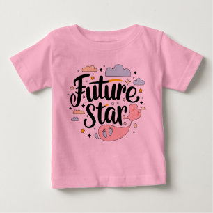 Future Star - Whimsical Baby Bump Baby T-Shirt