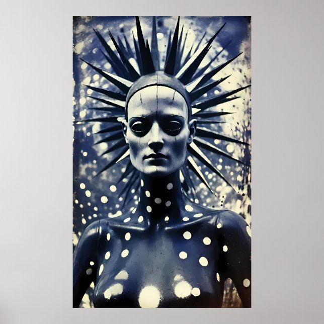 Future Starkness - Ken Gage Surreal Art Poster (Front)