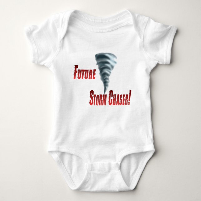 Future Storm Chaser Baby Bodysuit (Front)