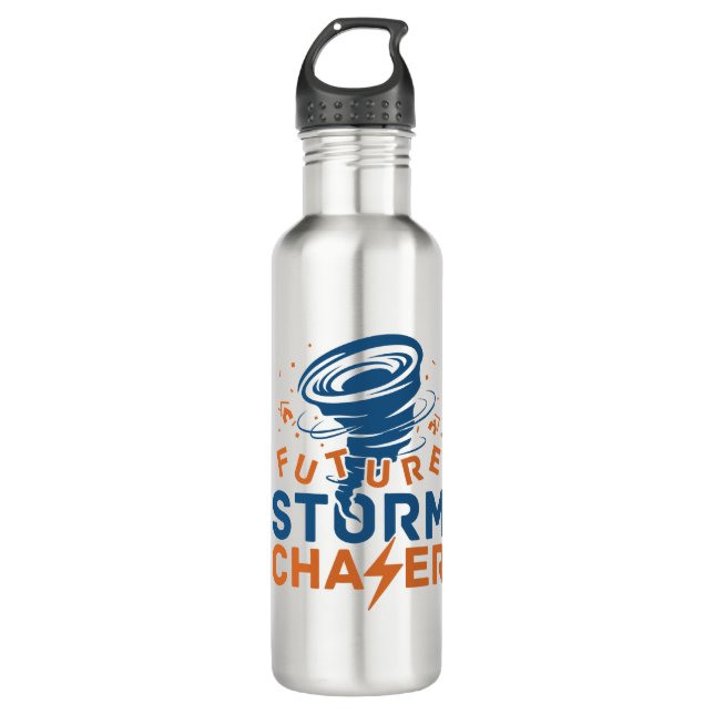 Future Storm Chaser Stainless Steel Water Bottle (Front)