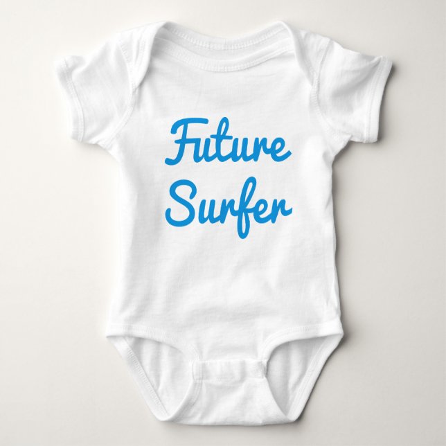 Future Surfer Baby Bodysuit (Front)