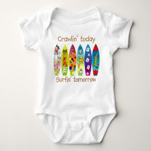 FUTURE SURFER CRAWLER BABY BODYSUIT