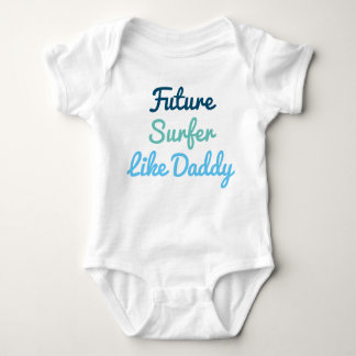 Future Surfer Like Daddy Baby Bodysuit