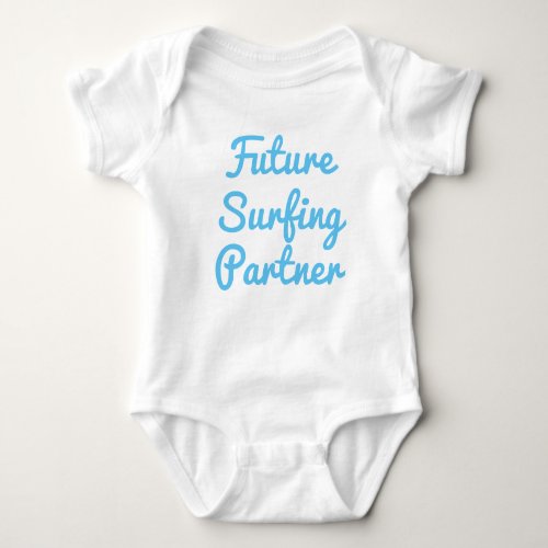 Future Surfing Partner Baby Bodysuit