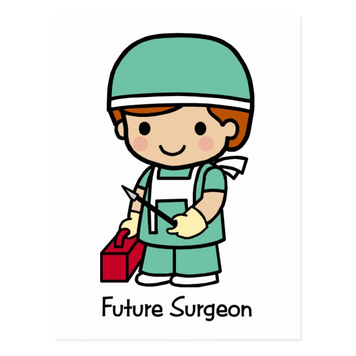 Future Surgeon   Boy Post Card