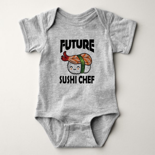 Future Sushi Chef Baby Bodysuit (Front)
