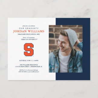 Future Syracuse Graduate Graduation Announcement Postcard