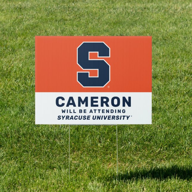 Future Syracuse Graduate Graduation Sign (Insitu)