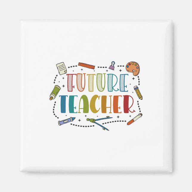 Future Teacher Costume For Kids  Magnet (Front)