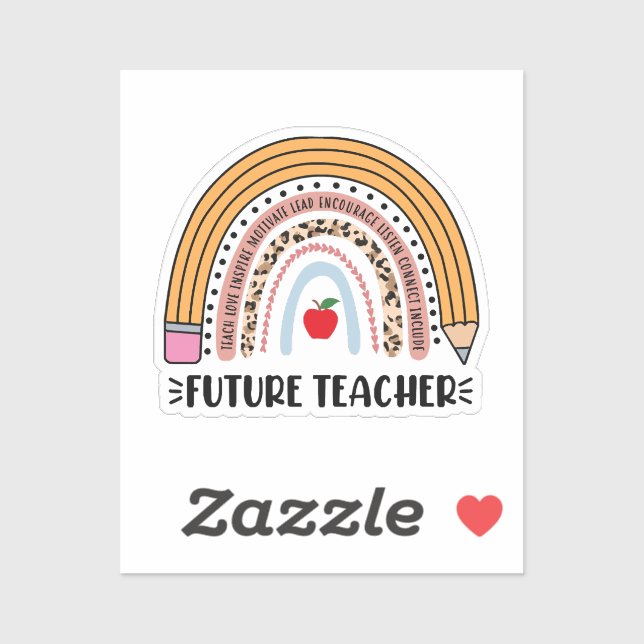 Future Teacher, Teacher In Progress, 1st Grade Tea Sticker (Sheet)
